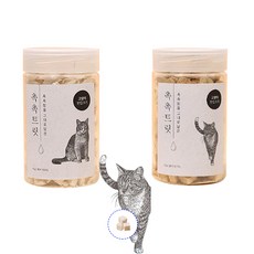 헤이펫츠 고양이 동결 건조 간식 촉촉트릿 북어 45g 연어50g, 50g