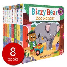 (북메카 영어원서) Bizzy Bear Steady Seller 8 Books Set 1(QR음원 포함) 비지베어 리딩음원 조작보드북, Nosy Crow