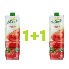  네추럴리스 NATURALIS 토마토 프리미엄 주스 Tomato Juice 1+1 2개 1L  상품 이미지