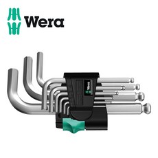 WERA L볼렌치세트 950 PKS SM N (9pcs) 05133163, 1개 - weiss502