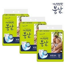 더 편안한 봄날 일자형패트 30개입 X3개, 3개
