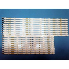 18 unids set tira de luz LED para Samsung UE55JU6800 UE55JU6800K UE55JU6872 UE55JU6870 UE55JU6850 V