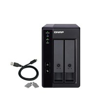 QNAP TR-004 4 베이 다스 USB 타입 C 블랙, 2 Bay, Western Digital