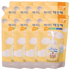 아이깨끗해 순 폼 핸드 솝 파우더향, 200ml, 8개