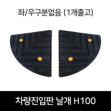 카업 차량진입판 날개 높이100mm, 01. 차량진입판날개 H100 (좌우구분X)