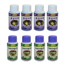 국제프리츠 수족관 물갈이제 25ml x 4p + 박테리아 활성제 25ml x 4p, 1세트