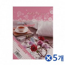 중국OEM 러블리 포켓앨범 4x6 50매 핑크x5개 가족앨범 포토북 / (사진앨범/추억보관/기념일선물/꾸미기앨범/반투명화일 추천)
