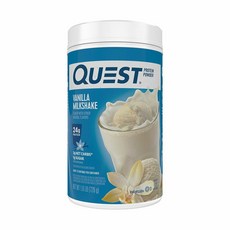 퀘스트 Quest Nutrition 바닐라 프로틴 파우더 Vanilla Milkshake Protein Powder 1.6lb(726g), 1개, 1