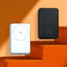 팬톤 PD 22.5W 초고속충전 대용량 케이블 일체형 미러 보조배터리 10000mAh PGB-20, Lily Cream