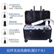잡티레이저 점 빼기 주근깨 피부잡티 뷰티 제거 디바이스 기계, 검은색 트롤리 케이스, free