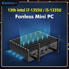 팬리스 미니 PC 게임용 컴퓨터 NUC 인텔 i7 1355U i5 1335U 윈도우 11