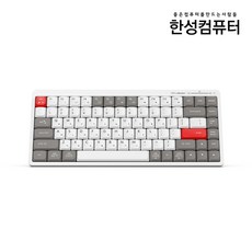 한성컴퓨터 OfficeMaster 3모드 저소음 펜타그래프 유무선 키보드, 레트로 포인트, GK694 Retro Point, 제조사축