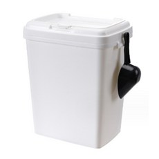 진공쌀통 진공 쌀통 잡곡통 스쿱 포함 20kg 30kg 화이트 1개