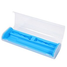 Wilxaw 잇몸칫솔 교정 미백 치과용 독일 어금니치과칫솔 The Campe Travel Holder 보관함 Rosenice 전동 칫솔 노트 파란색)-43963, 단일옵션