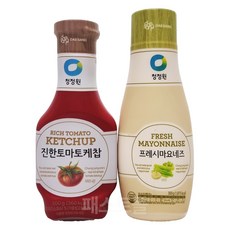 청정원 진한 토마토케찹 + 프레시 마요네즈 세트, 1세트, 600g