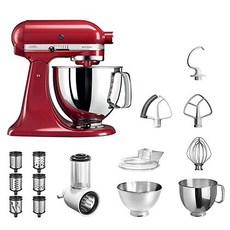 최고의 액세서리와 KitchenAid 장인 5KSM175PS 채식 S 식품 프로세서 : 세 가지 드럼 및 추가 Rasp가 강판 및 팩과, 단일상품