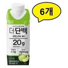더단백 멜론, 250ml, 6개