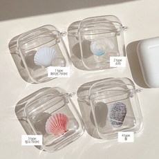 조개 원석 에어팟 케이스, 4 type(돌), 프로, 1개