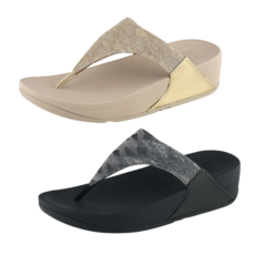 핏플랍 발편한 샌들 FITFLOP LULU GLITZ TOE-POST SANDALS womens 2종 택1