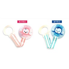 노리개 공갈 젖꼭지 치발기 홀더 쪽쪽이끈 공갈홀더 공갈클립 클립 젖꼬지홀더, 블루펭귄홀더