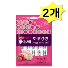 The펫마켓 밥이보약 CAT 하루양갱 걱정없는유리너리 (8g x 7개입 x 2봉) 하림펫푸드 고양이간식, 14개 - 하루양갱