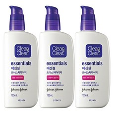 클린앤클리어 에센셜 모이스처라이저, 125ml, 3개
