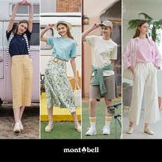 [KT알파쇼핑][Montbell]몽벨 24SS 여성 썸머 티셔츠 4종