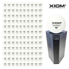 엑시옴 XIOM 투어트레이닝 시합구 120개 경기용 탁구공