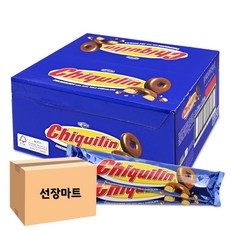 Szmart 마켓 미니 도넛모양 초코과자 chiquilin 12개 부모님 회의 산행 간식