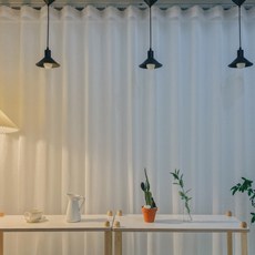 암막커튼 형상기억 화이트 완성품 고급커튼레일 2.4M(125cm - 240cm) / 8자, 상세페이지 참조
