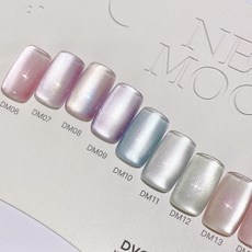 디보크 뉴문 12종 세트 + 베이스젤1개 자석 글리터 젤네일, 1개