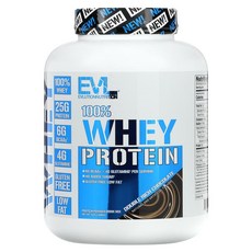 EVLution Nutrition 100% 유청 단백질 더블 리치 초콜릿 2.268kg(5lbs)