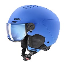 우벡스 주니어 아동 헬멧 2223 uvex rocket jr. visor blue mat