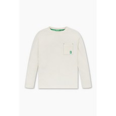 [NC순천점 베네통키즈] 24FW 가을신상 싱글포켓티셔츠.아이보리