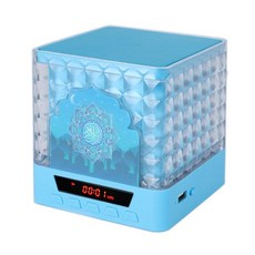 MP3 이슬람 무슬림 꾸란 스피커 led 디지털 quran mp3 플레이어 아랍어 영어 프랑스어 우르두어 uzbek 스페인어 번역 reciter | 하이파이 플레이어 | -, 푸른, 8GB