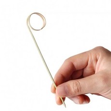100개 9cm 식품용 과일 요리 장식꼬치 대나무 꼬지, 1개