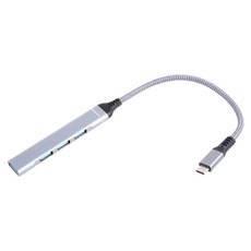 4 in 1 USB/Type C Hub ~ USB3.0 고속 스플리터 4 포트 도킹 스테이션 랩톱 플래시 드라이브를위한 충전 어댑터, 유형 C.