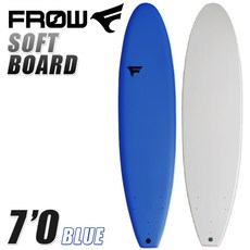 서핑 소프트 보드 팬 초보자 FROW 플로우 7'0 블루 BLUE 7f 7 피트 트라이핀 핀 포함 고부력 SOFTBOARD SURFING SURFBOARD 해양 스포츠 바다 활동, 확인하였습니다., 지정 주소로 택배 기본 우송료 7,700엔