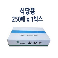 국산상종이 방유 방수식탁보 식당 횟집 업소용 일회용식탁보, 1세트, 250개