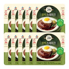 (백화점배송) 라이브쇼핑 [CJ] [G] 고메함박스테이크 152G x 10봉 1250536