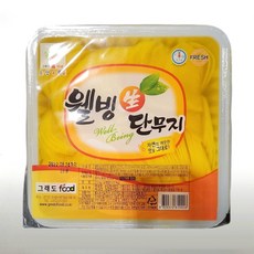 그래도푸드 얇은 반달단무지2.5kg/업소용단무지/슬라이스단무지/얇은단무지*반품교환불가*, 1개, 2.5kg