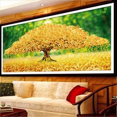 대형금나무보석십자수