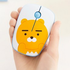 카카오 프렌즈 컴팩트 무선 마우스 라이언 작고 귀욤, 단일상품, 단일상품