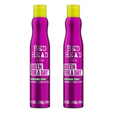 TIGI 티지 베드헤드 슈퍼스타 퀸 스프레이 311ml 2개 세트 볼륨 엔 텍스쳐