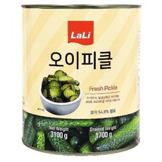 라리 업소용 대용량 오이피클 슬라이스 3.1kg, 1개