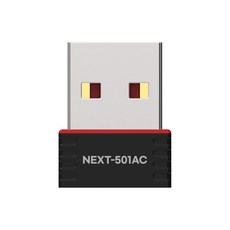 501AC USB 무선랜카드 무선 인터넷 WiFi 연결 동글이 수신기 노트북 데스크탑, 1개