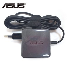 ASUS 19V 3.42A 65W (4.0) 어댑터 ZenBook VivoBook TransformerBook Trio 전용 충전기, 어댑터 + 케이블