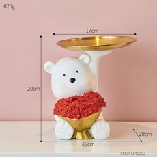 곰조각받침대