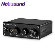 엔코아몰 nobsound dac NobsoundQ3 HiFi USB DAC 미니 디지털아날로그 컨버터 동축Opt 헤드폰 앰프 고음 베이스 컨트롤 192K, 없음 - doukaudioq11