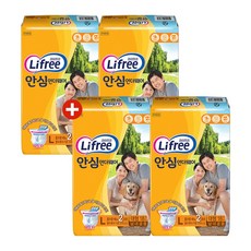 라이프리 남여공용 안심팬티 언더웨어 대형 18P 성인기저귀 2+2 (총 4팩 31600원) 쿠팡 한정특가 (4/14 ~ 4/23. 10일간), 2팩 + 2팩